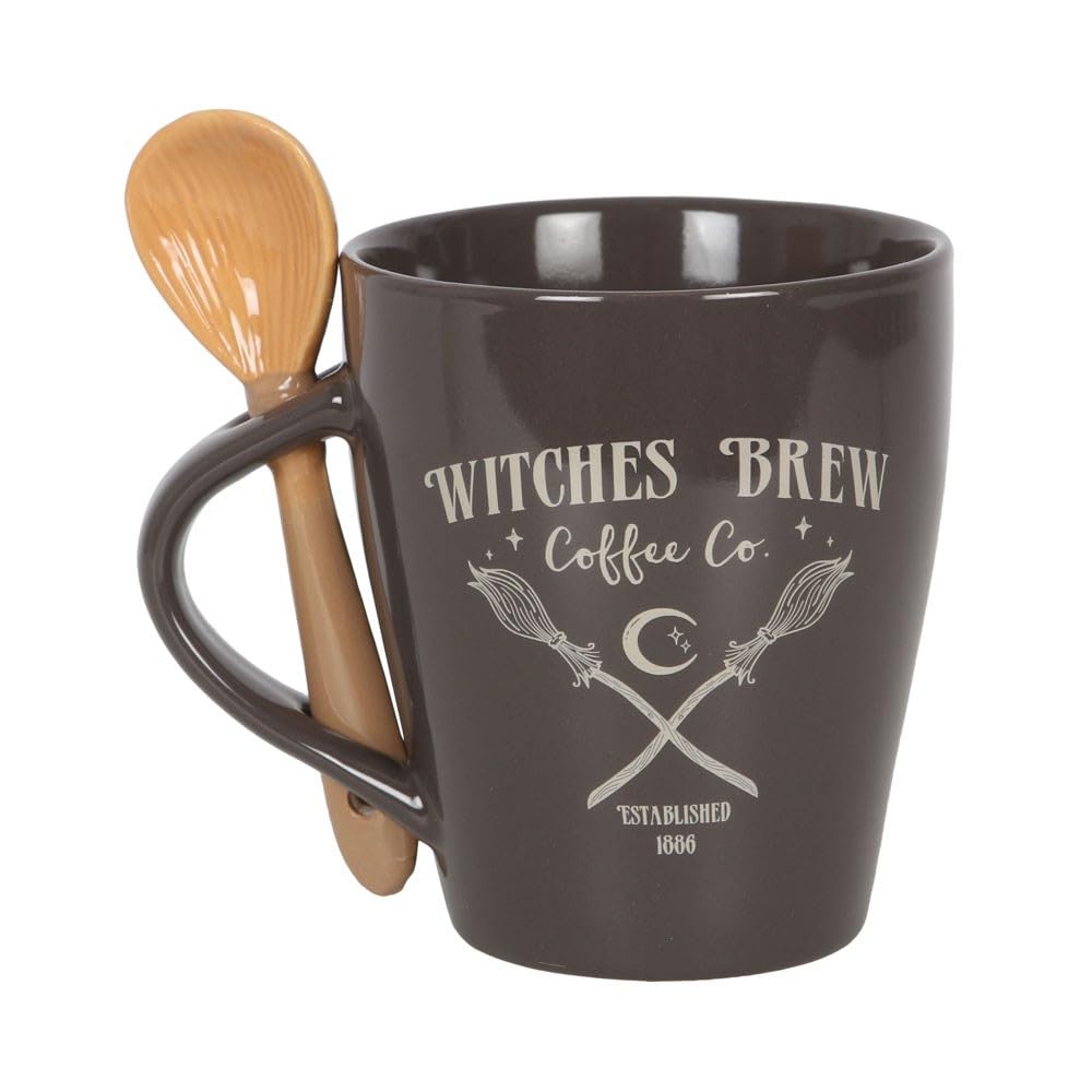 Ensemble tasse et cuillère Witches Brew pour vos matins magiques