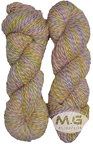Image of M.G Enterprise Zinea Marble MixKnitting Yarn 200 Wool Yarn for Crochet & DIY Art Projects