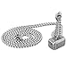 Akitsune Malleum Collier | Pendentif avec Chaine de 90cm | Femmes Hommes Marteau Mjolnir Thor Acier Inoxydable - Argent