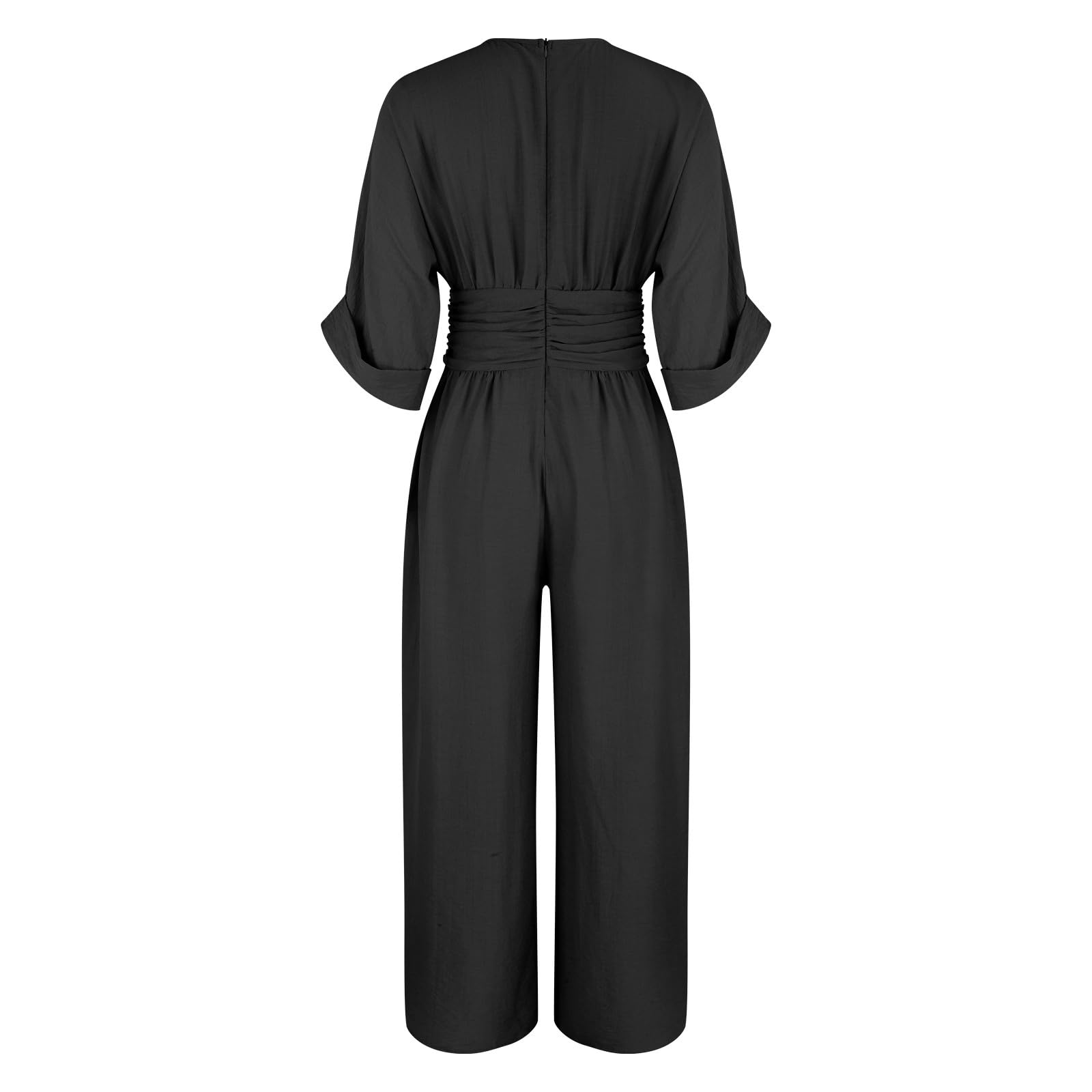 Generisch Mono Mujer Elegante Con Mangas Mono Cuello En V Festivo