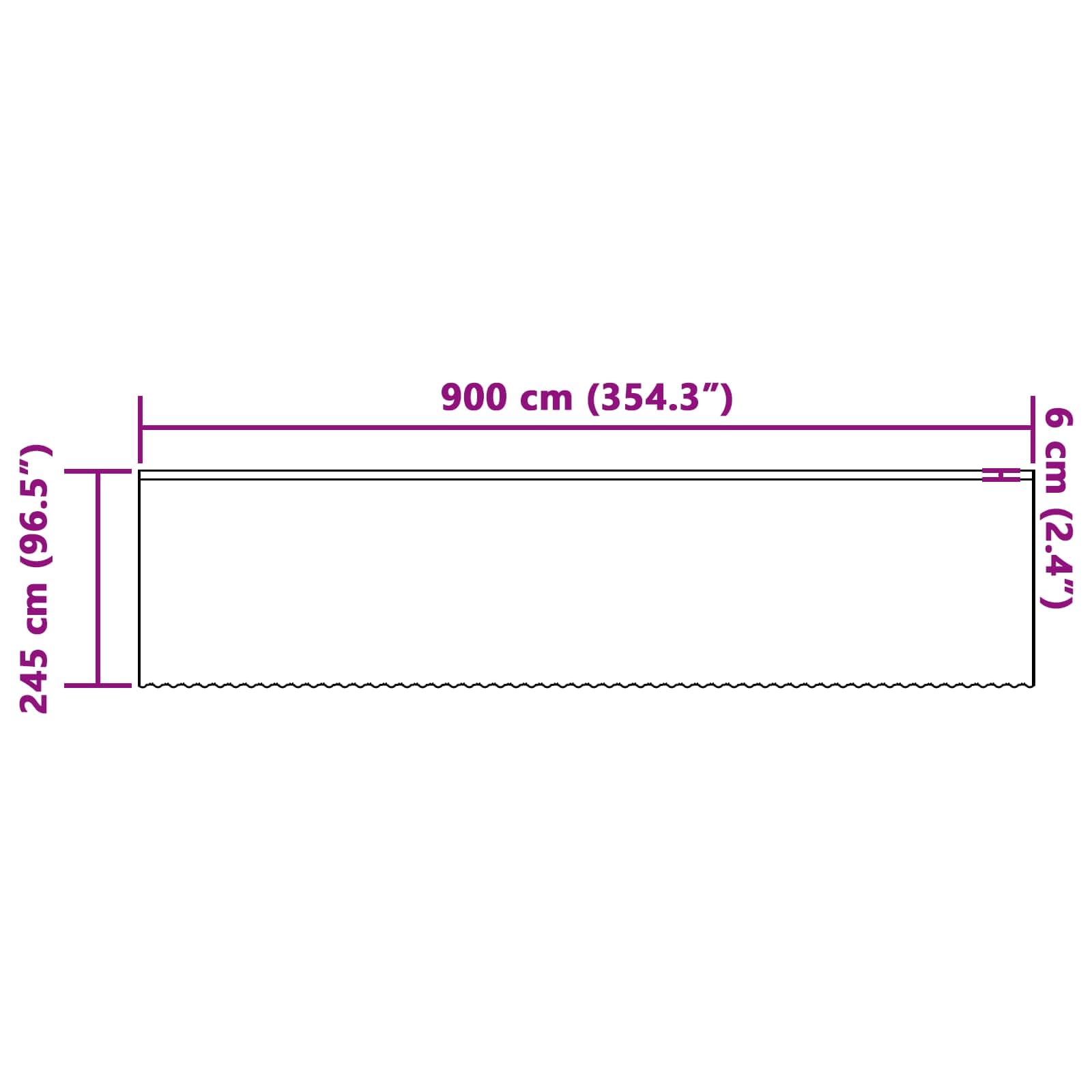 Cortina de encaje floral semitransparente para salón, cortina blanca de poliéster, 245 x 900 cm, 4 opciones de montaje para decoración de ventanas