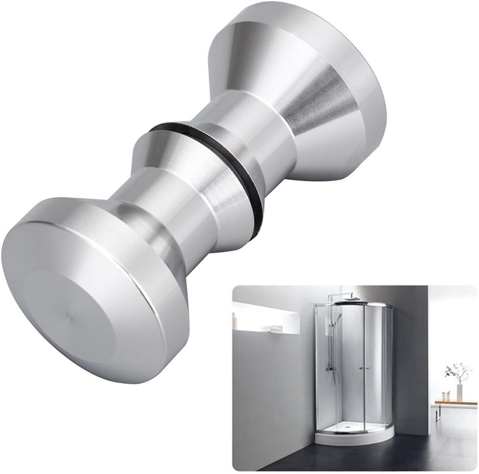 Tencro Shower Door Handle Knob Polished Solid Stainless Steel Handle Screen Round Bathroom Door Knob (30mm)