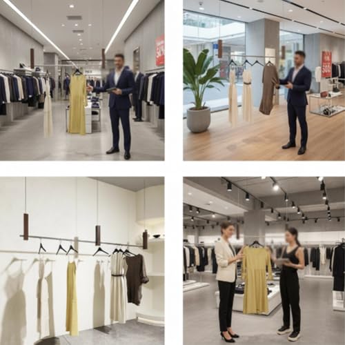 Solution de rangement pour robes de mariée suspendue et réglable