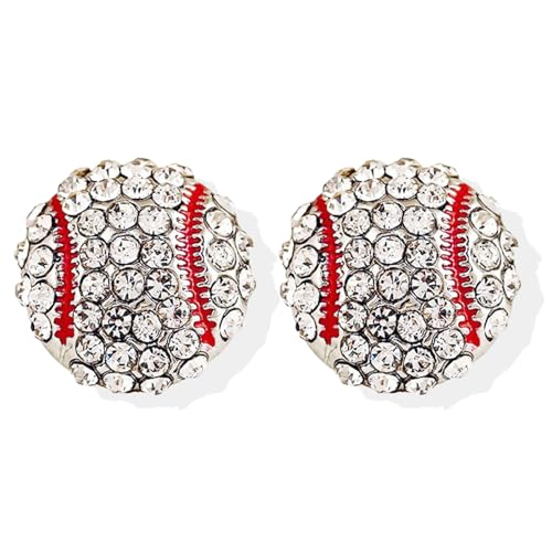 Baseball Earrings for Women Baseball Mom Accessories Essentials Game Day Fan Gifts Lightweight Sports Stud Earrings Jewelry Game Day Shirts Women