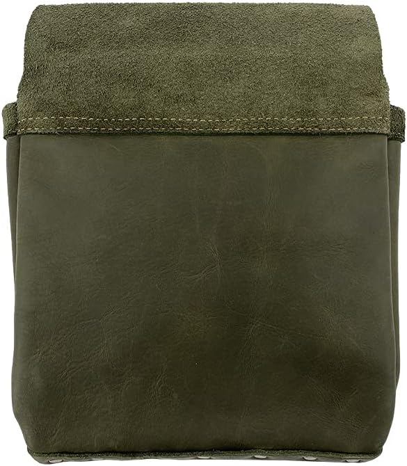 Featured Product Leather Single Big Pocket Professional Nail / Tool Belt Bag for Constructor / Electrician / Plumber Handmade by Hide & Drink (Old Tobacco)
