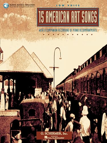 15 American Art Songs: Low Voice - Book/Online Audio