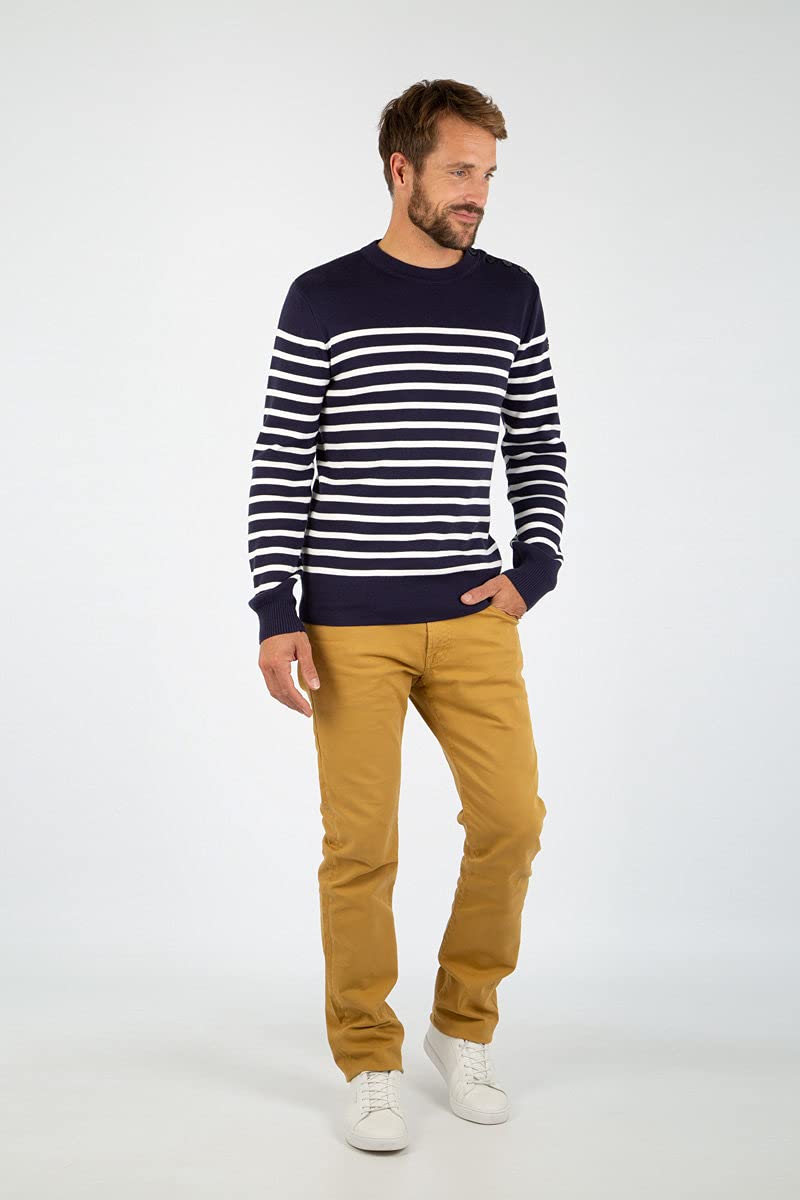 Armor Lux Męski sweter Pull Marin Groix Homme