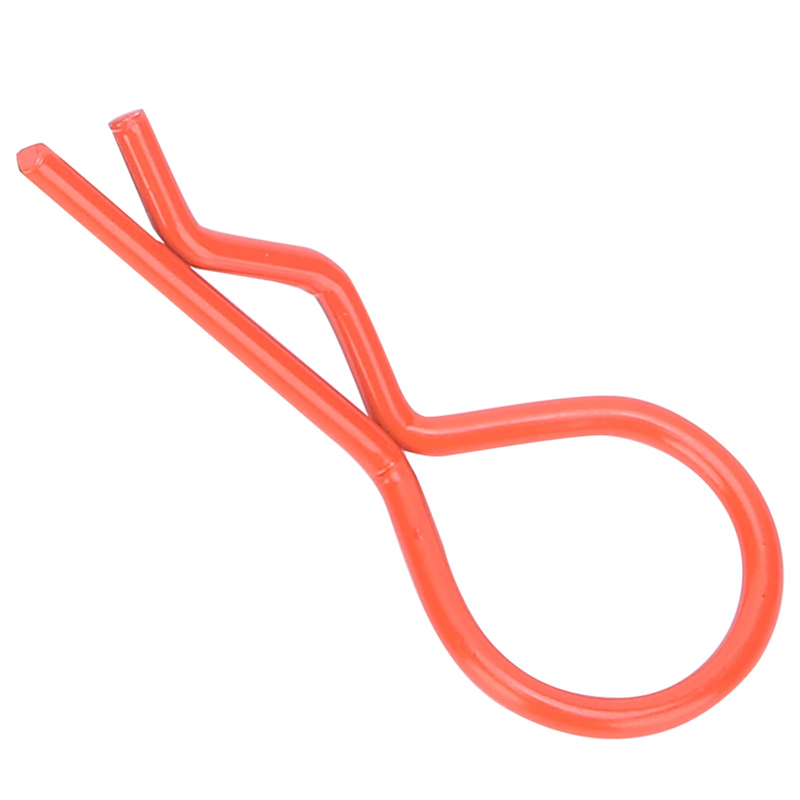 RC 13 Mm Body Clips RSHAP METAL PINS for 1/5 1/6 /8/10 RC Car, Light Clips for Car Lovers (Orange)