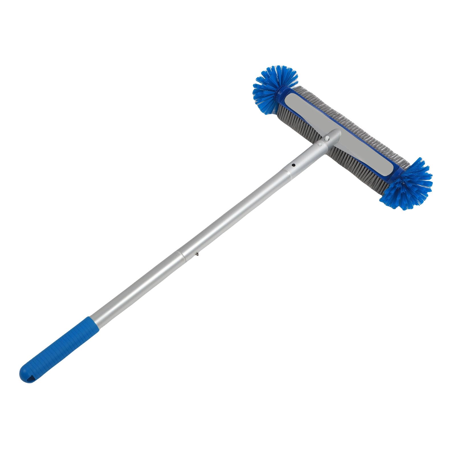 Generic Zestaw Szczotek do Czyszczenia Basenu o Zasięgu 360 Stopni, do Wanien Spa z Hydromasażem, Regulowane Drążki, 8 szt., materiał ABS