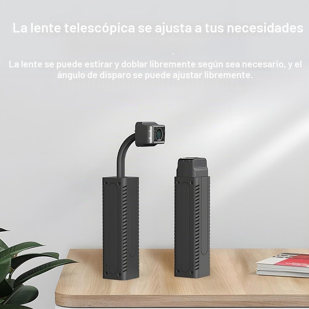 JCheng - Cámara espía, mini Wi-Fi con batería de respaldo de detección de movimiento para cámara espía oculta, cámara de vigilancia inalámbrica para seguridad del hogar y la oficina, cámara espía de