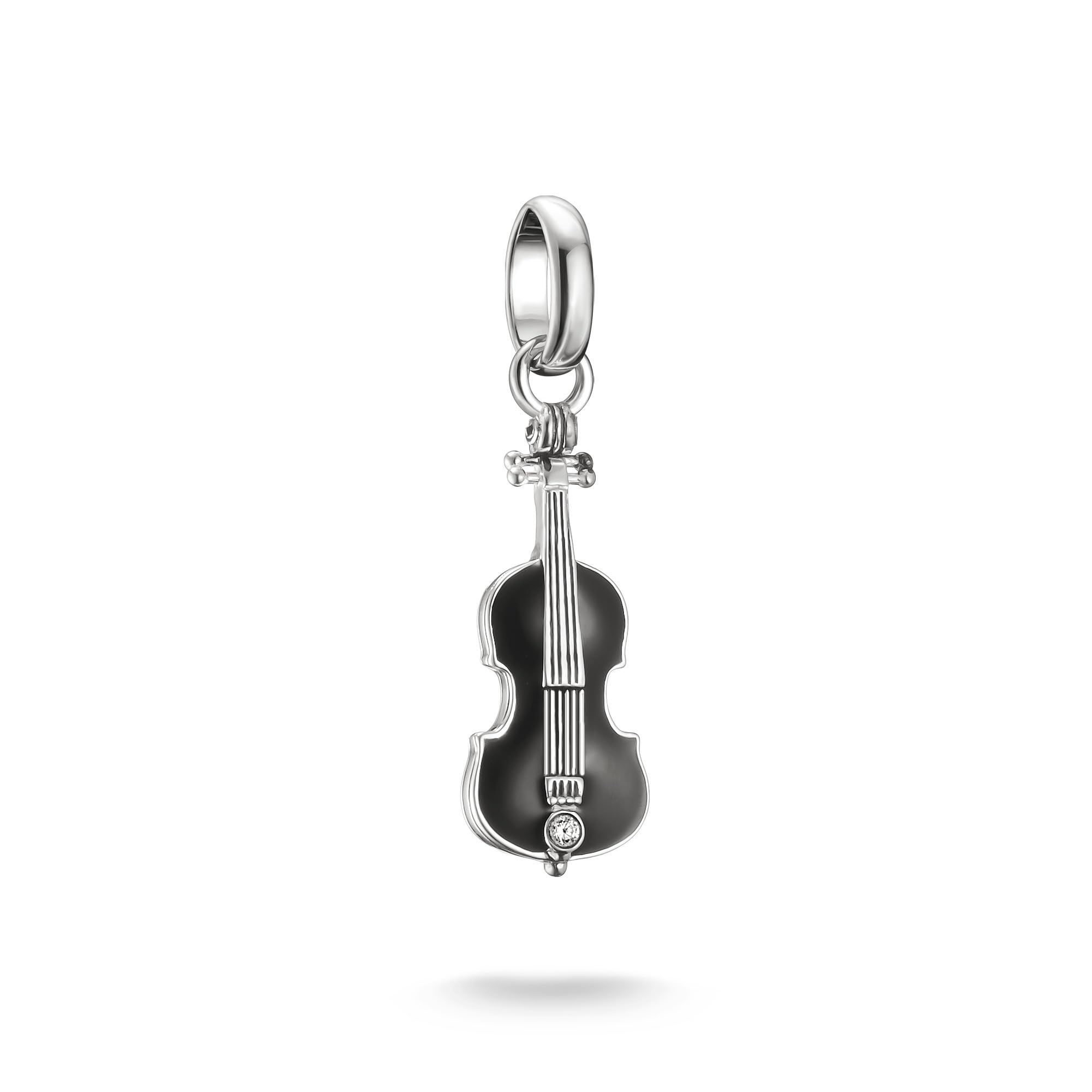 Thomas Sabo Connect Wednesday Chello Charm Pendant 925 Sterling Silver CC1312-691-11