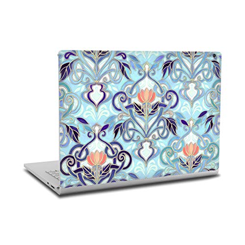 Couverture autocollante Surface Book 2 anti-rayures au design bleu et pêche