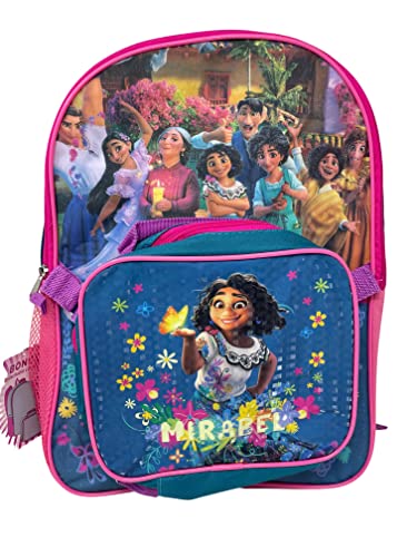 Fast Forward Mochila Encanto grande de 40,6 cm com lancheira combinando - MIRABEL