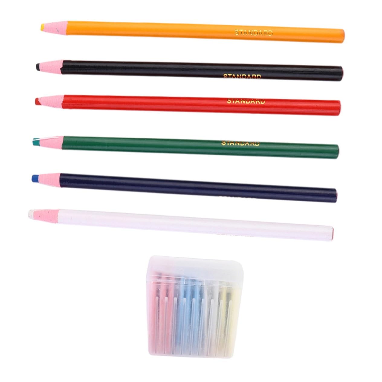 Lurrose 3 Set di Pennarelli A Gesso Set di Gesso per Tessuti Anti-scolorimento Facile da Applicare Lavabile Leggero Portatile
