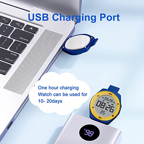 Image of Kids Watches for Girls Boys Digital Sport Watch with Step Counter Pedometer Vibration Alarm Clock, No App Waterproof Fitness Tracker Kids Watch Boys Girls Teens Students Ages 5-16