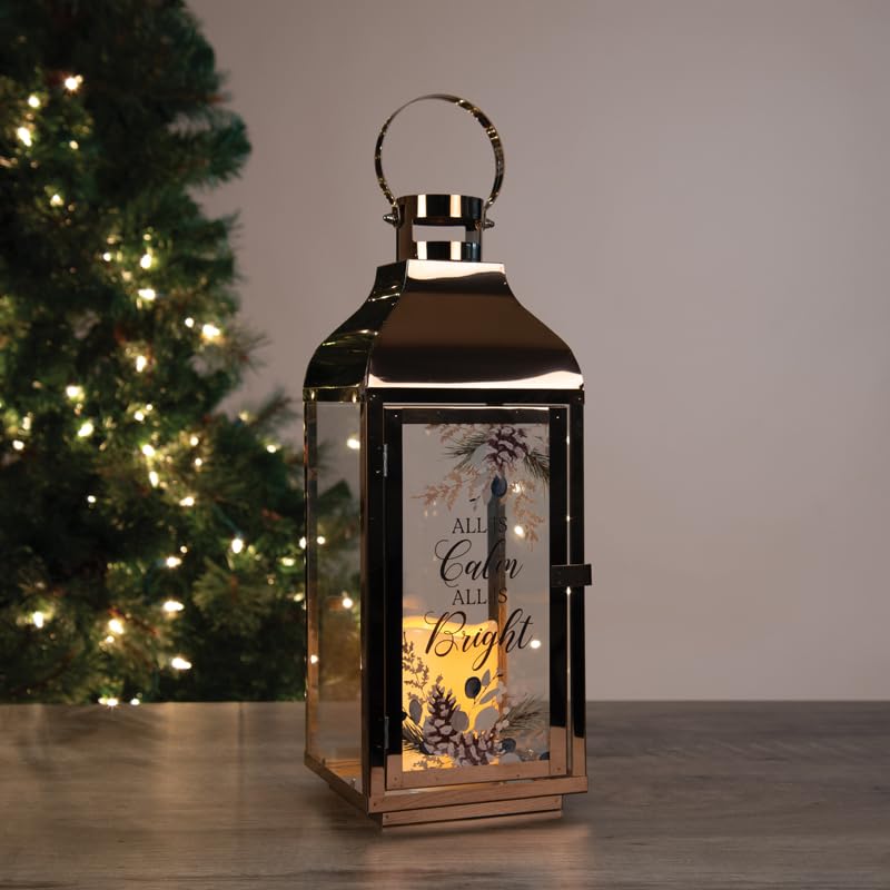 Carson Lanterna "All is Calm, 44,5 cm H, Bronzo