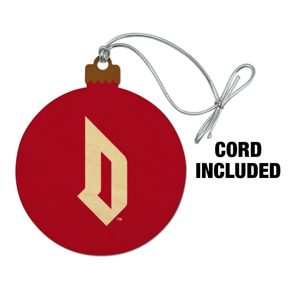 GRAPHICS & MORE Duquesne University Secondary Logo Wood Christmas Tree Holiday Ornament