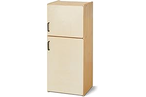 Jonti-Craft Young Time 7084YT Play Kitchen Refrigerator - The Perfect Kitchen Accessory for Young Chefs