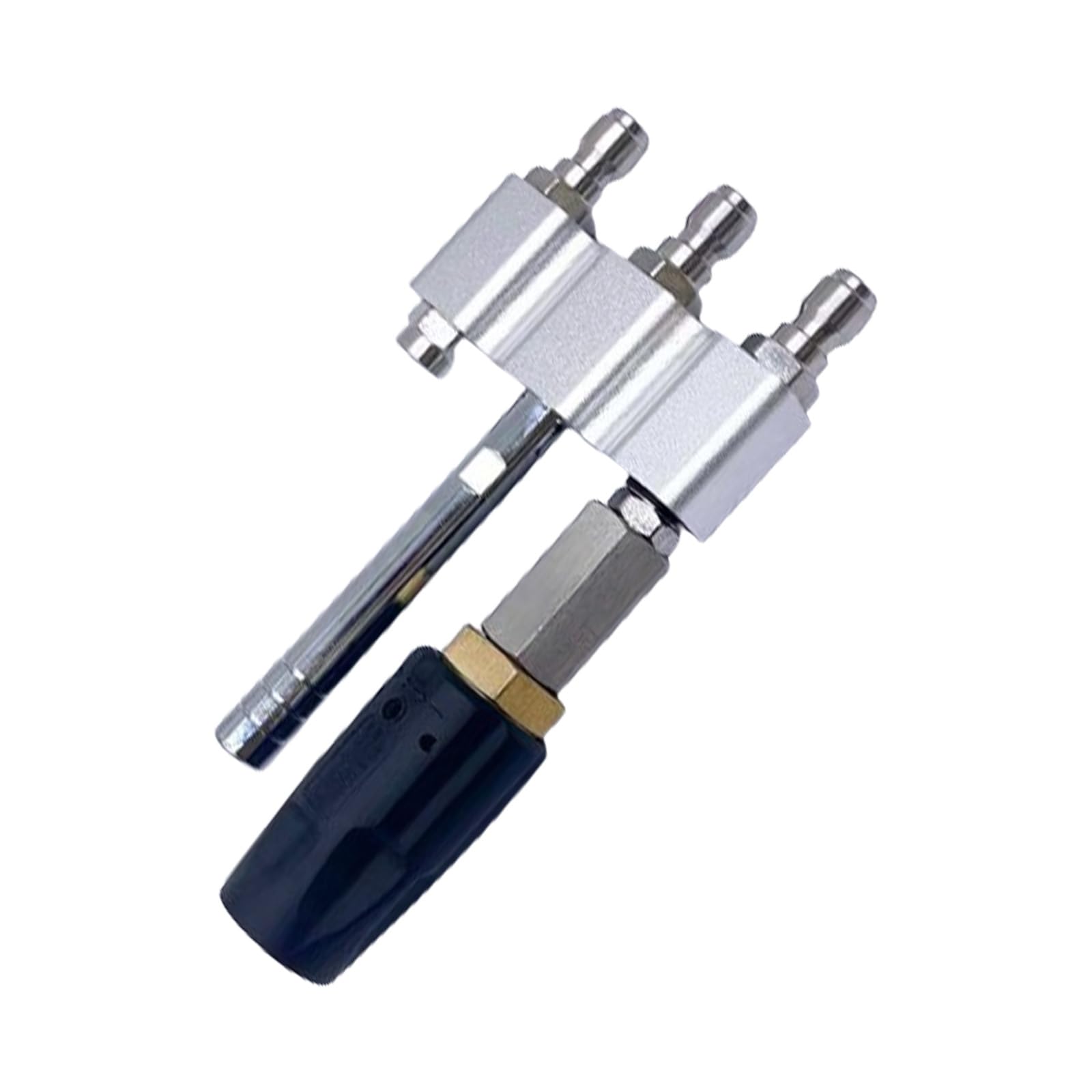 Stainless Steel Adjustable Nozzle with 1 / 4inch Quick Connection Pressure Washer Nozzle for Washing Garden Vehicle Floor Brass Stainless Steel Pressure Washer Tip