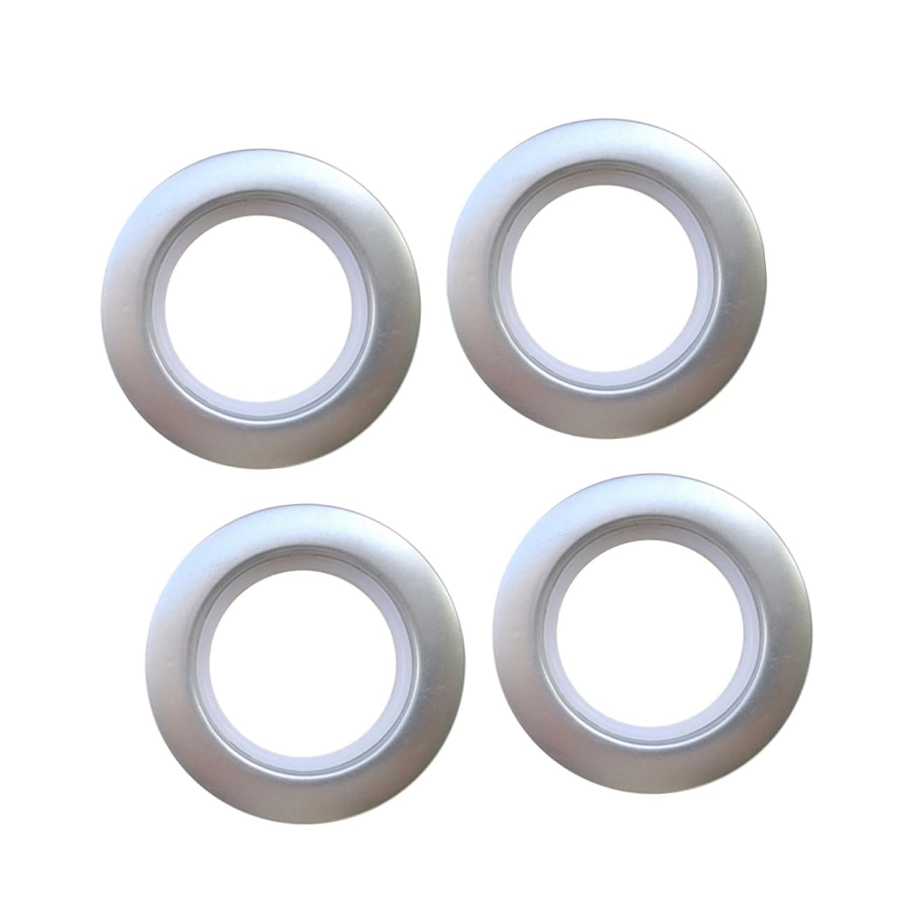 VINTORKY Curtain Accessories 20pcs Silver Buckle Tape for Drapery Rods Low Noise Convenient Installation