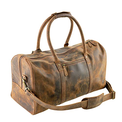 Moonster Buffalo Leather Weekender Bag