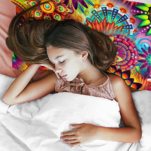Parure de lit de qualité supérieure avec housse de couette florale - 4