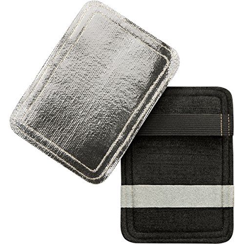 Steiner 15A82-13 Aluminized Fiberglass with Carbonized Fiber Glove Back-Hand Pad, 13