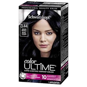 Schwarzkopf Color Ultime Hair Color, 3.44 Indigo Royale, 1 Application – Permanent Indigo Hair Dye for Vivid Color Intensity and Fade-Resistant Shine up to 10 Weeks