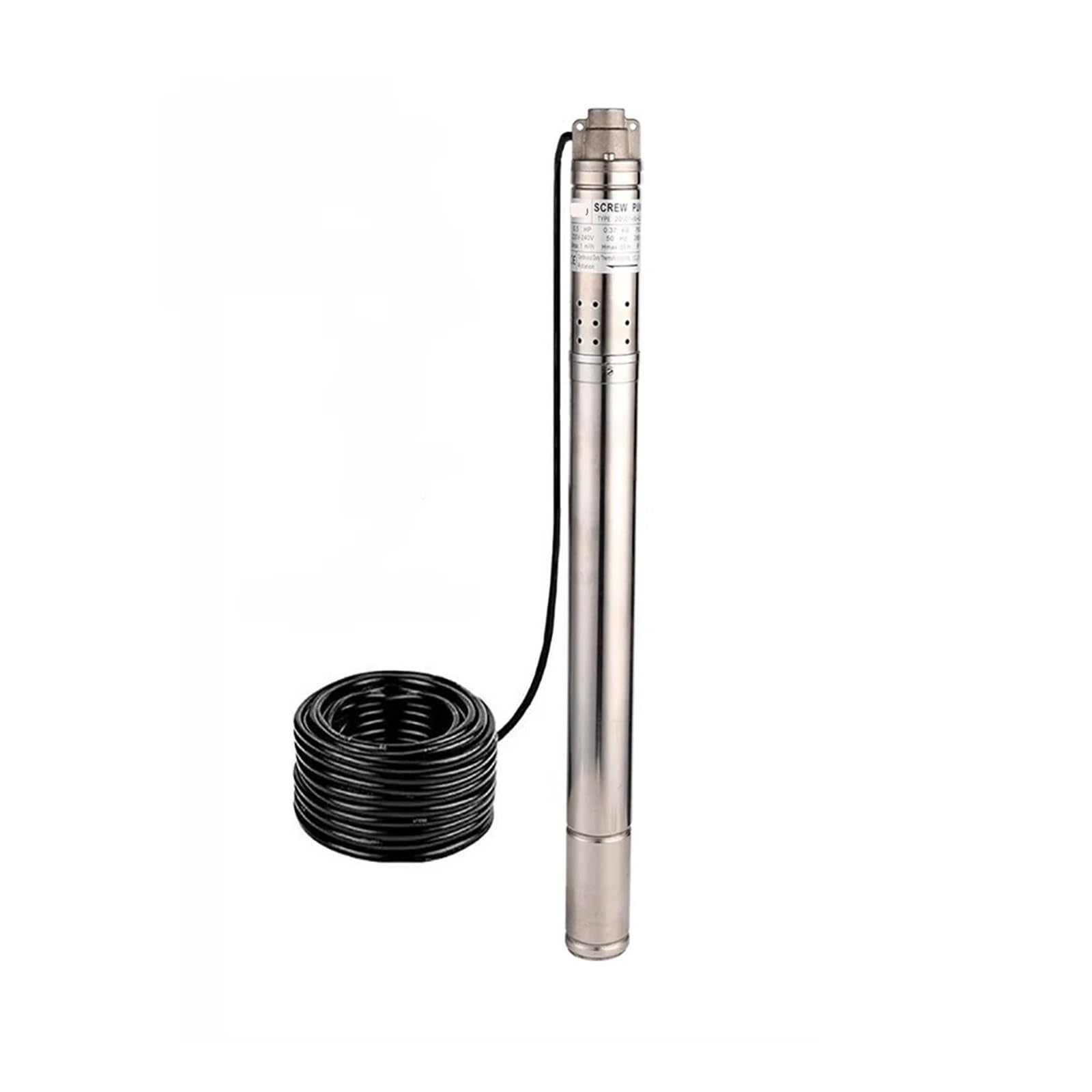 Gdbagkdqk One Color Bore Deep Pump Submersible Well Pumpscrew Powerful Water Flow