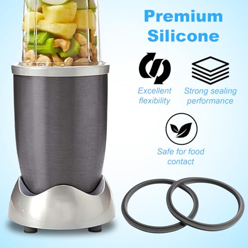 2 piezas de junta tórica de goma para licuadora NutriBullet miniatura 6