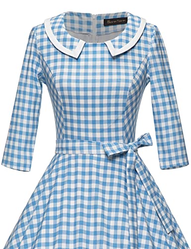 Image of GownTown Womens Dresses 1950s Vintage Swing Stretchy Dresses with Pockets
