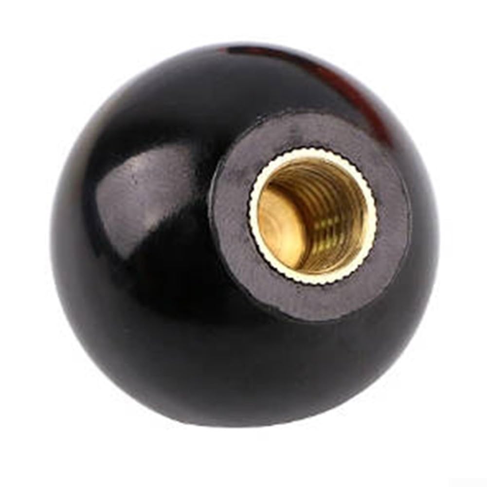 Dado a sfera con impugnatura per macchina utensile con bachelite e anima in ottone, funzionamento regolare e accurato per diversi macchinari industriali come tornio e attrezzature in vetro (M12-40Red)