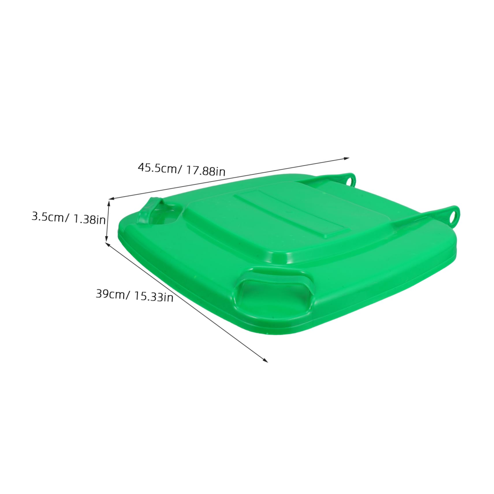 1 Set Outdoor Trash Can Lid with Lock Clip Garbage Can Cover for Secure Easy Installation and Enhanced Usability Waste Bin Accessory