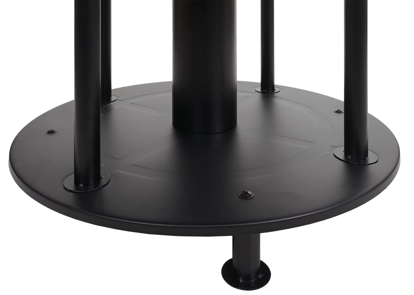 Barbecue BBQ braciere griglia HWC-K95 acciaio inox smalto 67x56x56cm nero