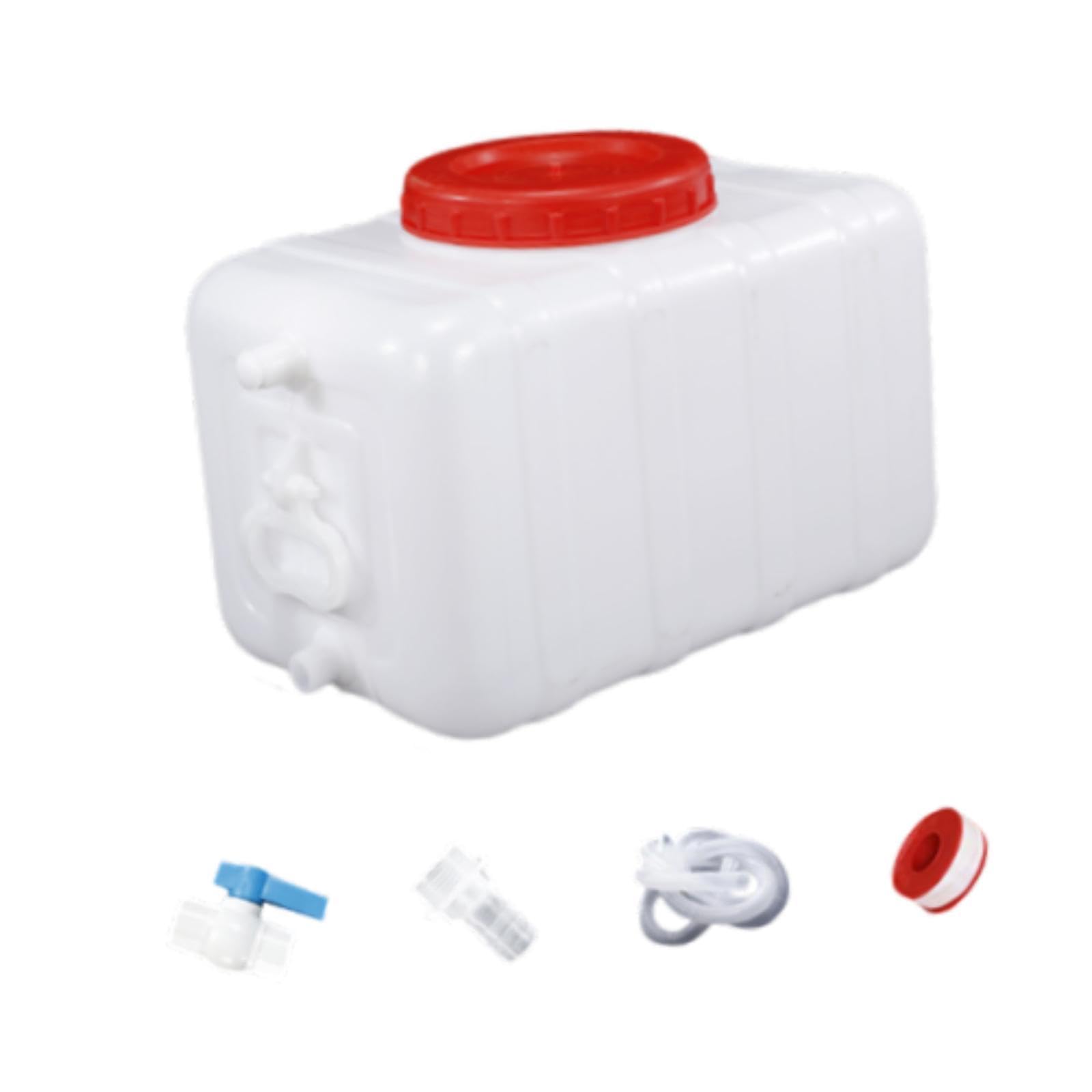 QSTDGVPW Water Container Set Portable No Leakage Drink Dispenser Water Bucket Camping Jug for Picnic BBQ Travel Outdoor Fishing, 25L