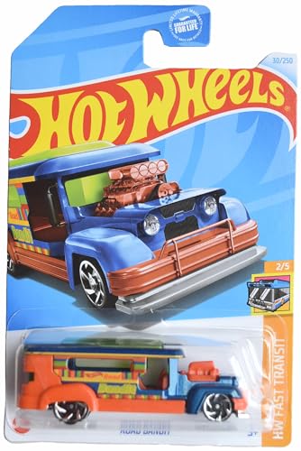 Matchbox Hot Wheels Road Bandit Bus 1:64 Azul miniatura 1