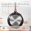 ESLITE LIFE Nonstick Cookware Sets, 12 Pcs Granite Coating Pots and Pans Set Kitchen Cooking Set, Compatible with All Stovetops (Gas, Electric & Induction), PFOA Free, Black #3