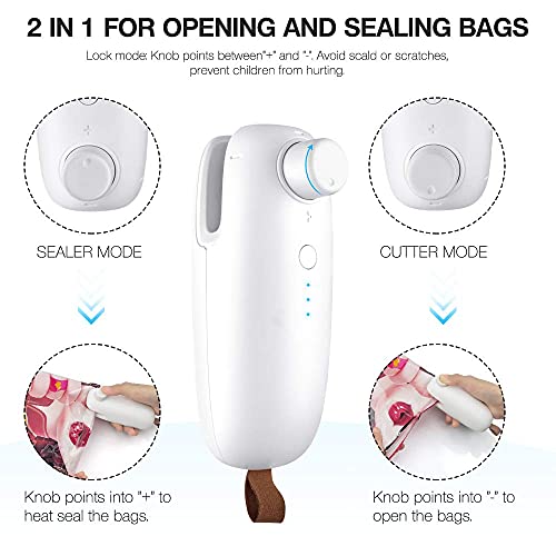 Folienschweißgerät, Wiederaufladbar Folienschweißgerät Tragbarer Vakuumiergerät Küchen Gadgets Mini Vakuumierer… – Bild 3