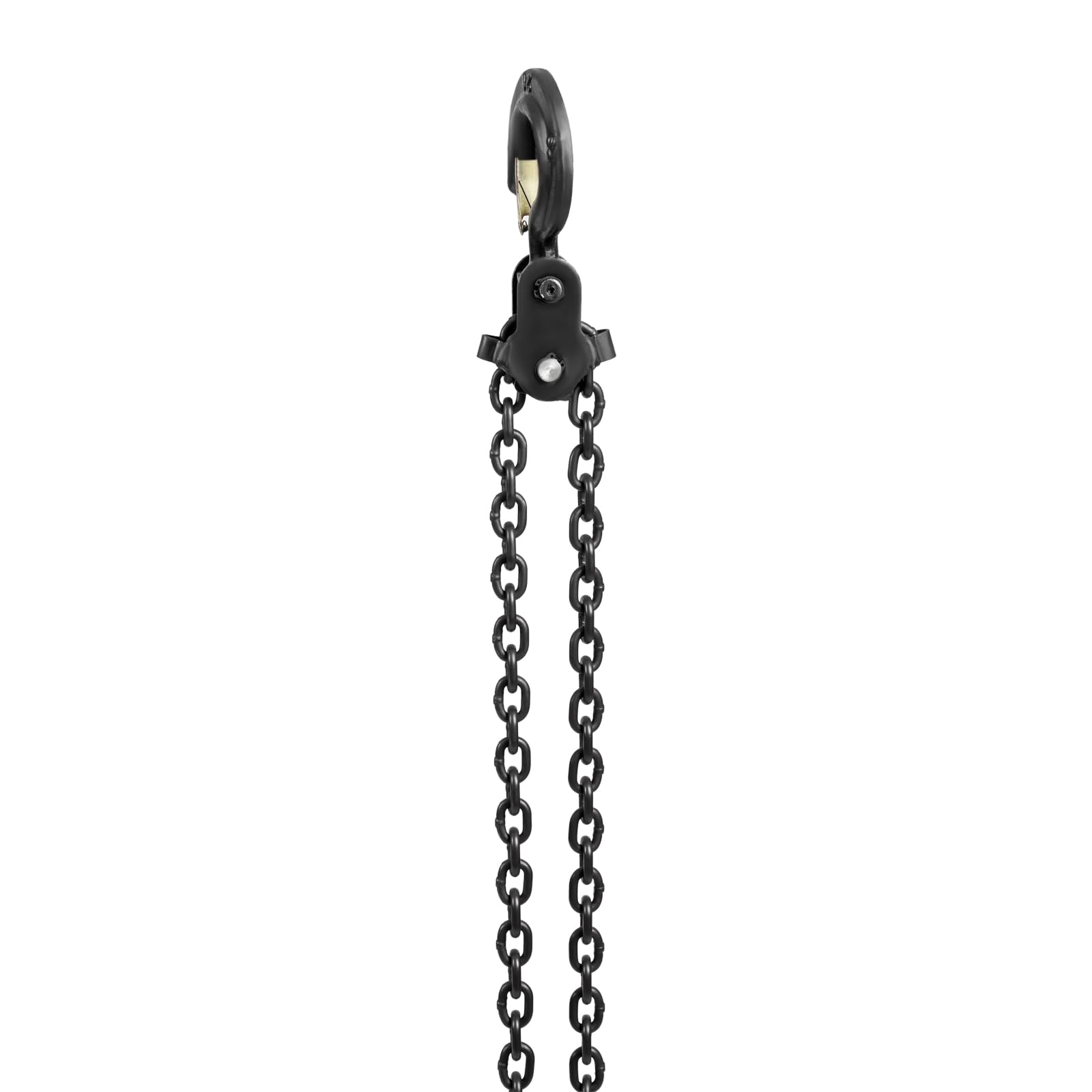 Paranco a catena con gancio robusto, 3 m, catena completamente zincata G80, 2T, 2000 kg, capacità di carico (2000 kg rosso)