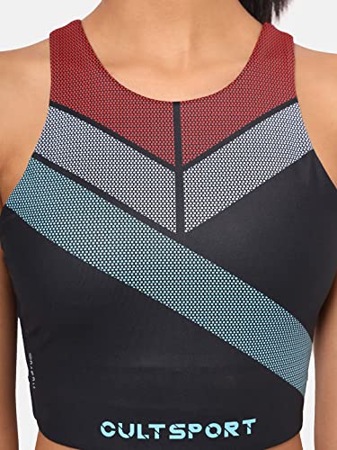 Image of CULTSPORT Women's Polyester Lightly Padded Wire Free Sports Bra