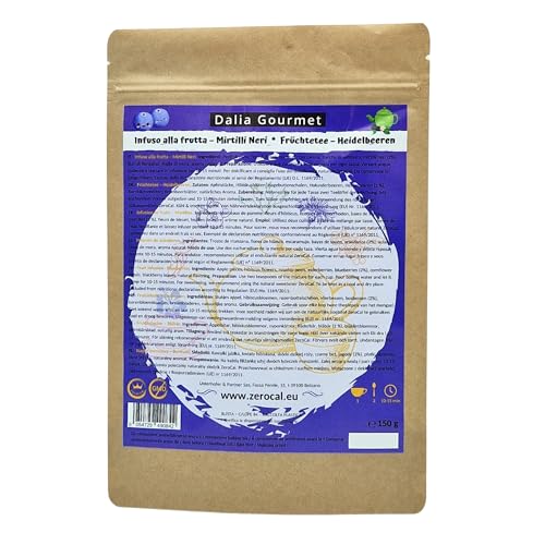 Dalia Gourmet | Infusión de Frutas y Tisana a granel | Relajante | Rica en vitaminas | Sin Gluten | Vegano (Arándanos - 150g)