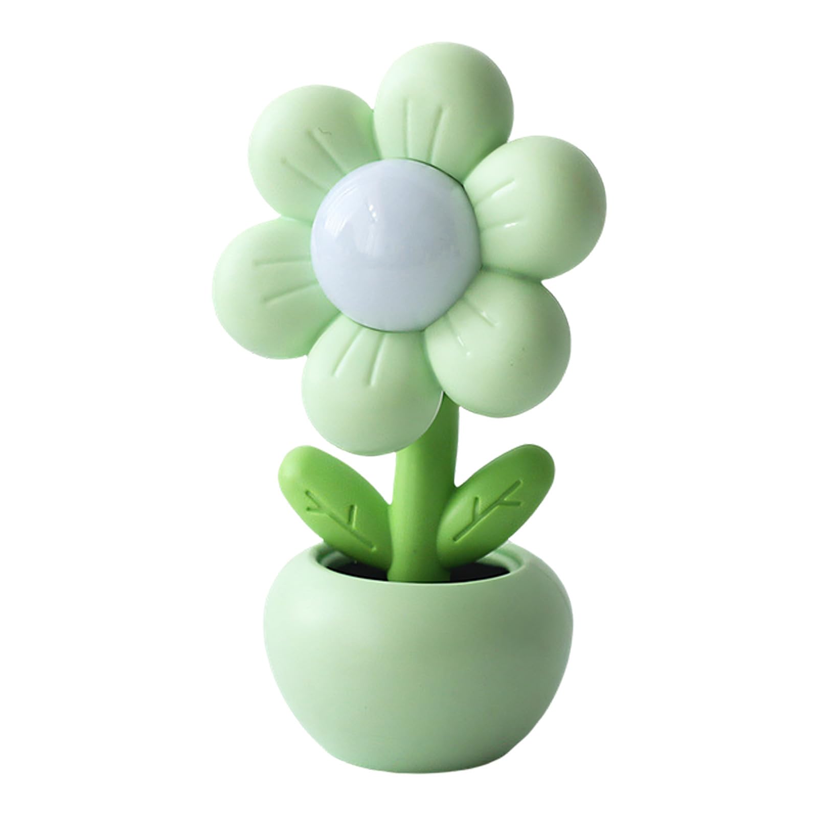 Kalttoy Floral Table Lamps Artistic Blossom Lamp Texture Bedside Light Perfect for Kids Room and Parties Battery Operated Small Light