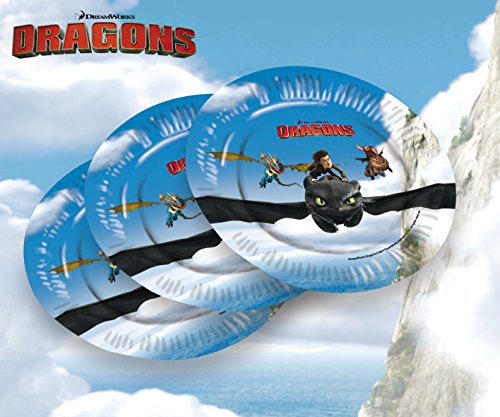 Preisvergleich Produktbild TIB Heyne Motivteller Dragons 8 Stück