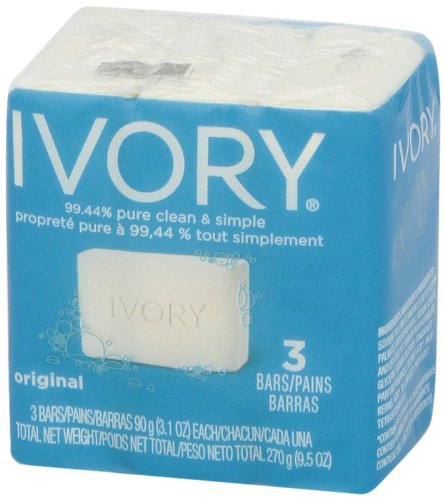 Ivory Original Bath Bar, Blue , 3ct