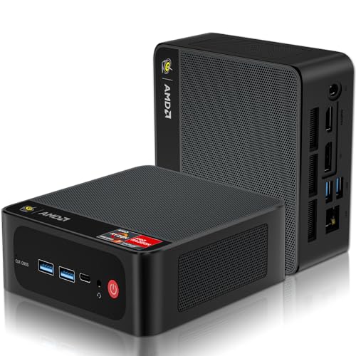 Beelink SER5 Mini PC,AMD Ryzen 5 5560U (6C/12T,up to 4.0GHz),Mini Computer with 16GB DDR4/500GB NVMe SSD,Support Dual Screen 