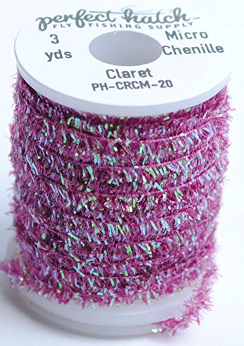 Perfect Hatch Micro Crystal Chenille Claret PH-CRCM-20