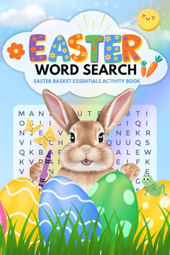 Easter Basket Essentials Activity Book: Word Search for Kids Ages 8-12, Tweens, and Teen Girls & Boys Cover