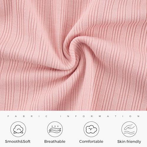 Image of Weixinbuy Toddler Girl Fall Winter Clothes Solid Long Sleeve Ribbed T-Shirt Knit Tops Plaid Button Mini Skirts Set Outfits