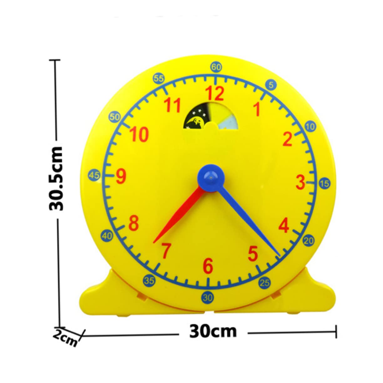 GOOHOCHY Boys and Girls Clock Learning Aid Creative Clock Mold Perception Mould Educational Toys