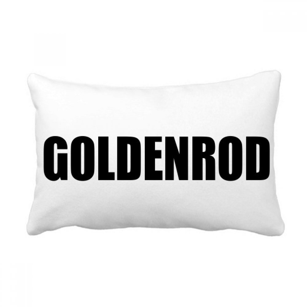 Coussin lombaire noir et goldenrod 40x60 cm avec insert et housse de canapé DIYthinker multicolore